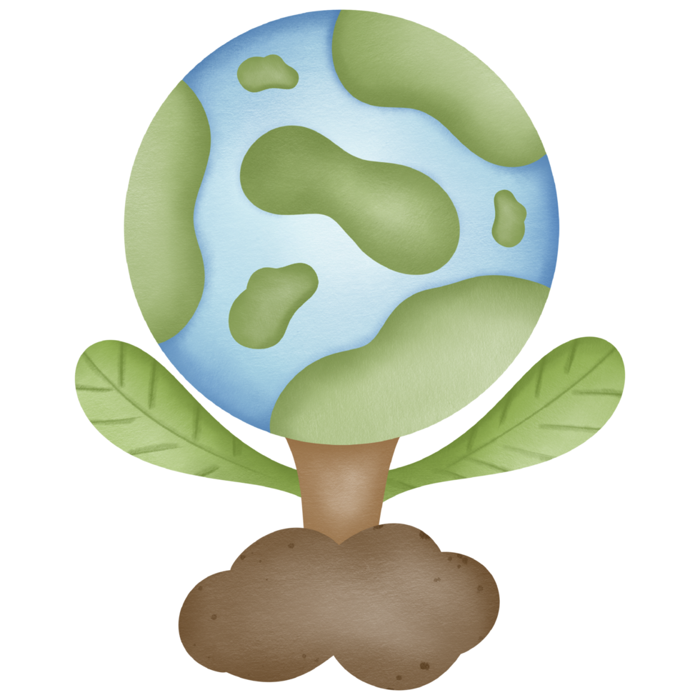 Tree cute earth png