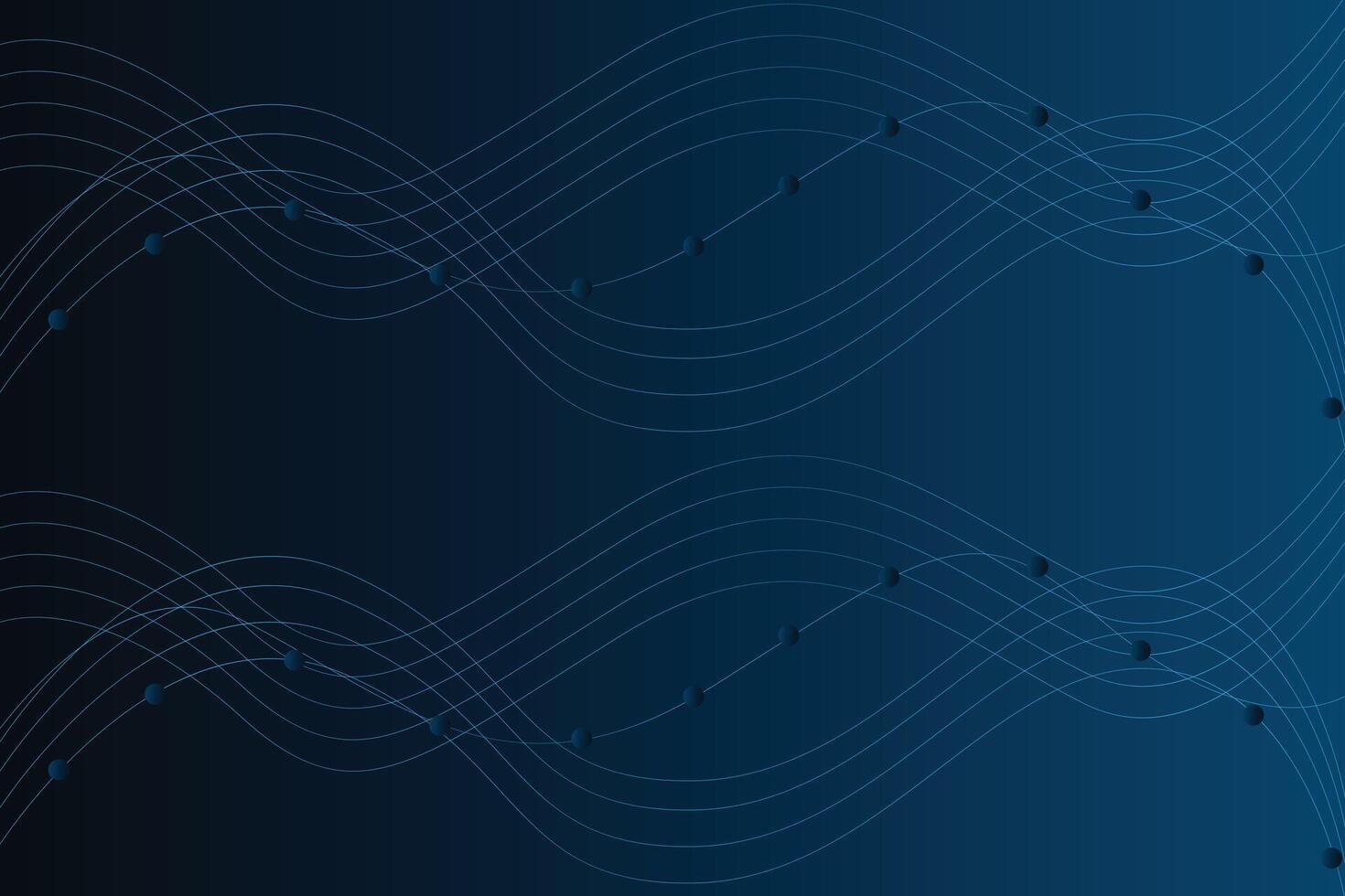 Abstract Waveform Pattern with Connecting Dots vector