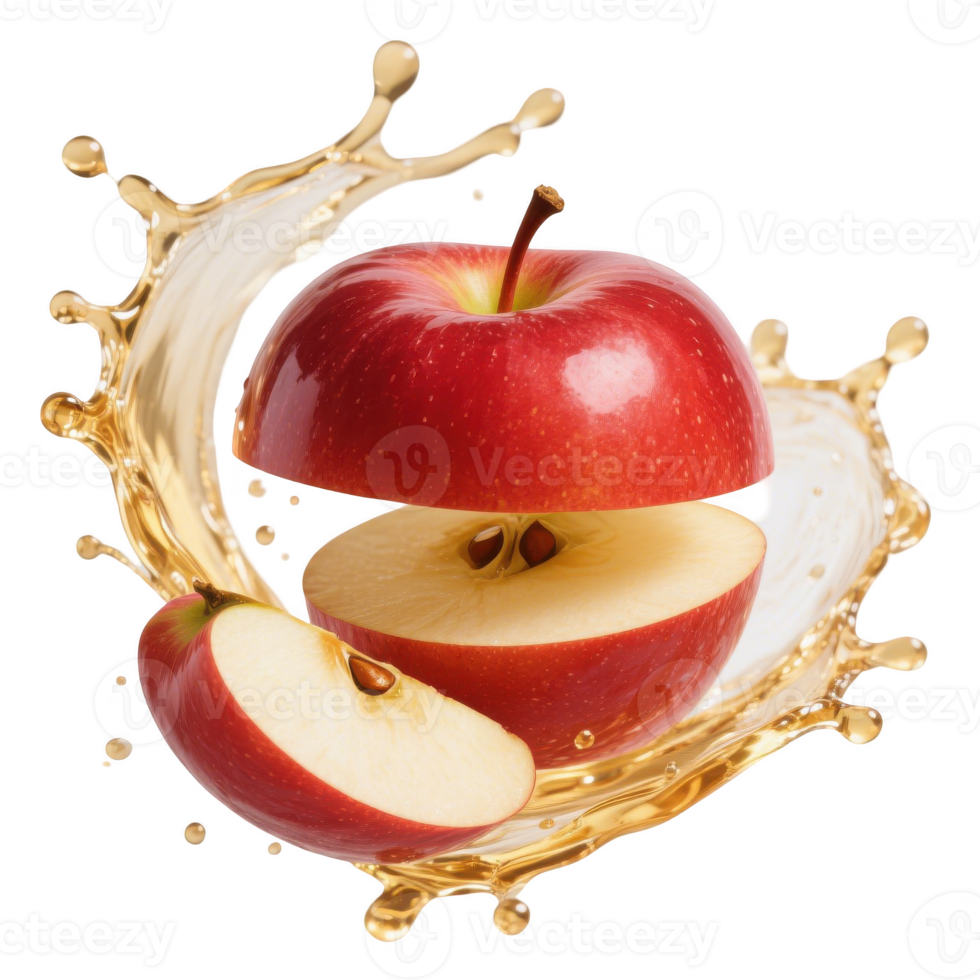 Apple juice splash png
