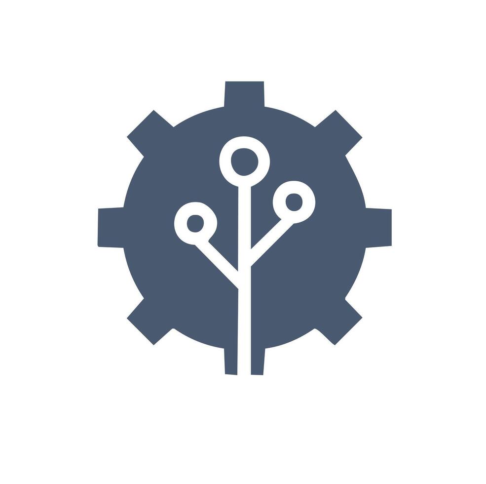 Gear network technology innovation growth system vector