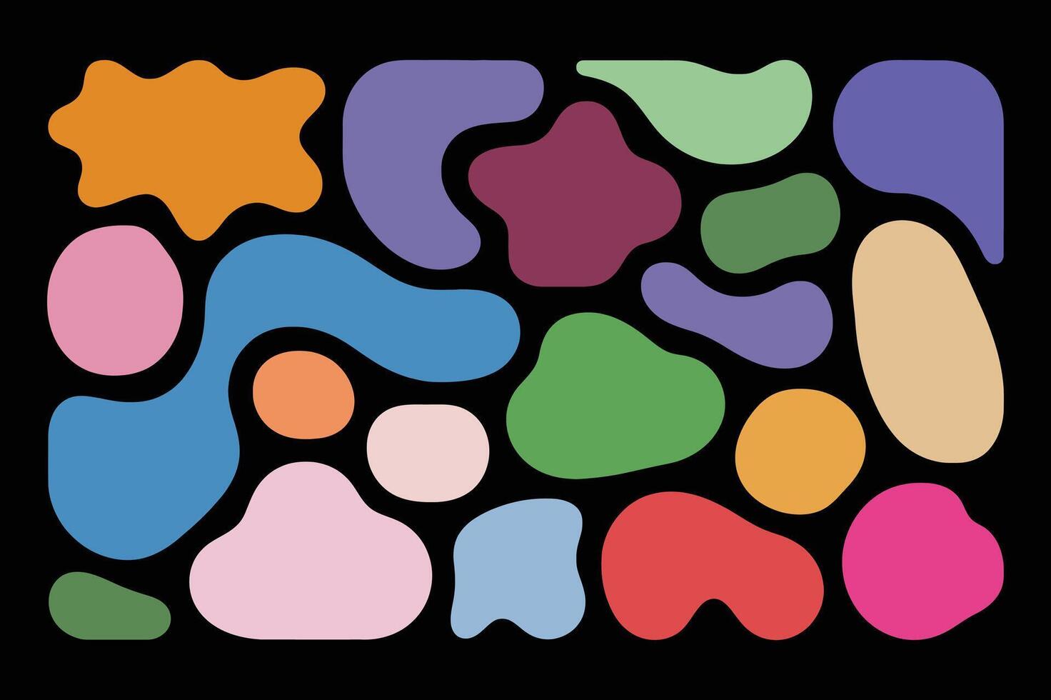 Dynamic Color Splashes on a Dark Surface vector