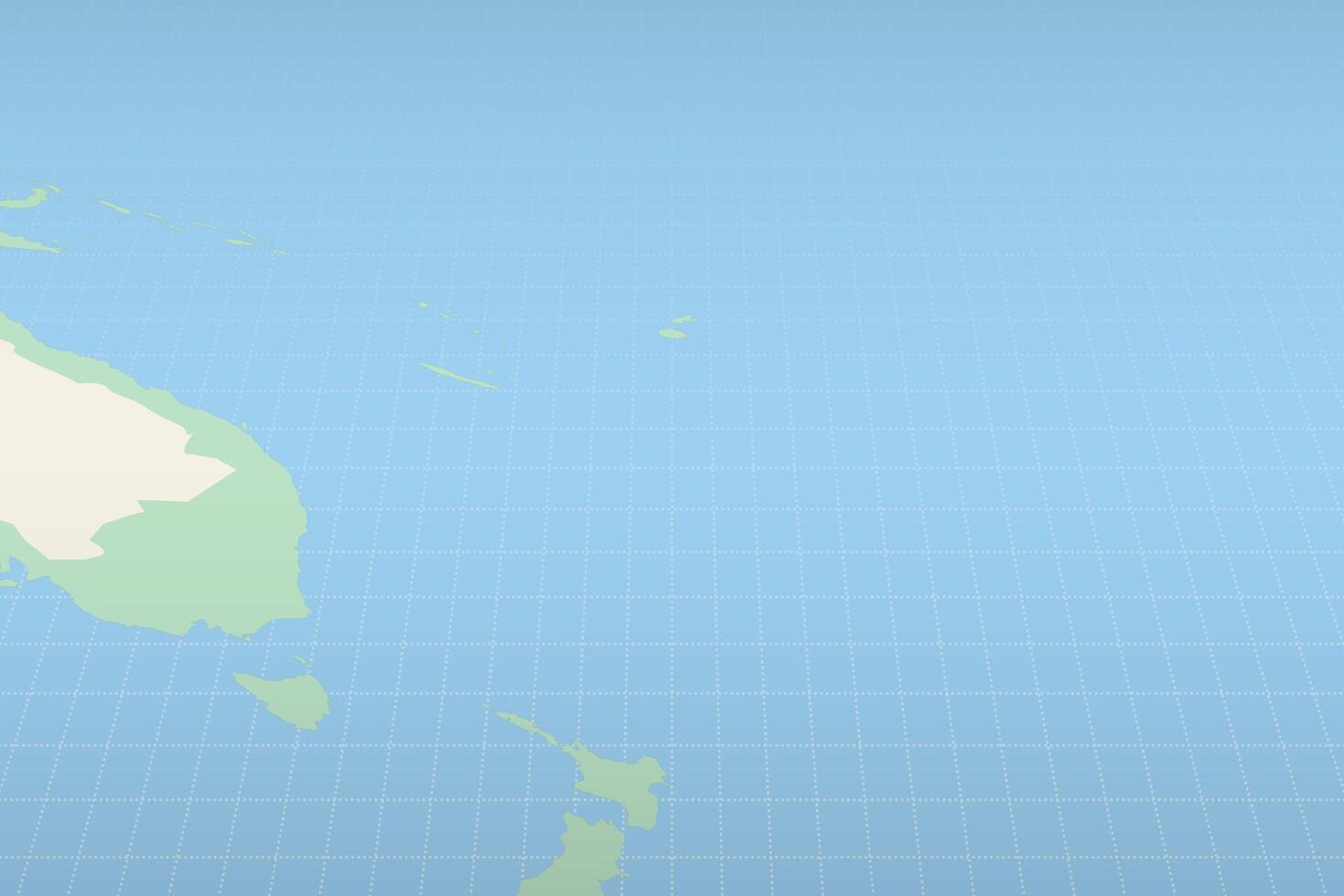 Samoa highlighted on a detailed map, geographic location of Samoa. vector