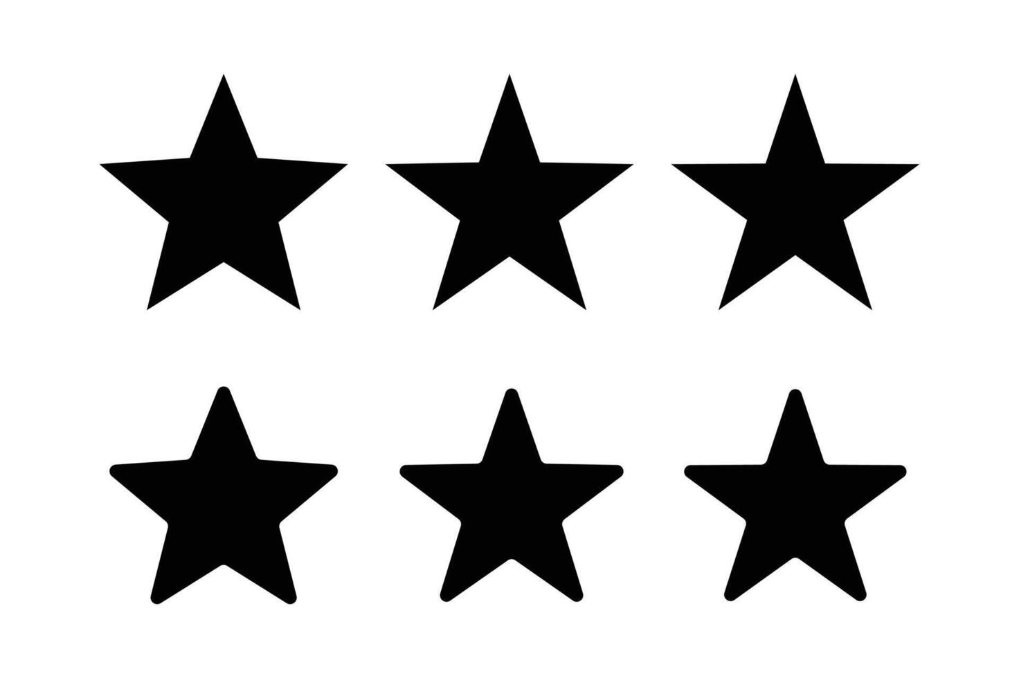 favorite star icon vector
