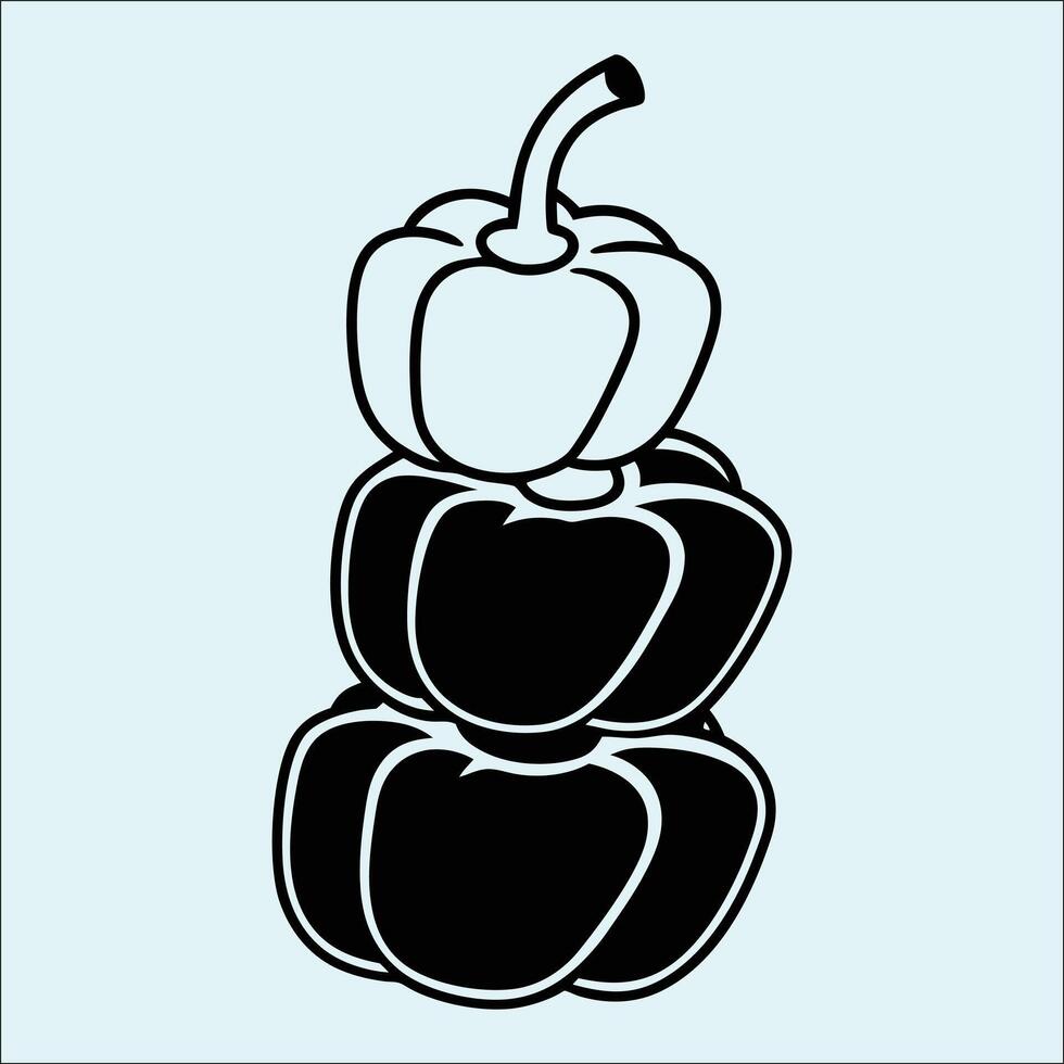 Isolated Black Pepper Graphic for Cooking and Nutrition Projects vector