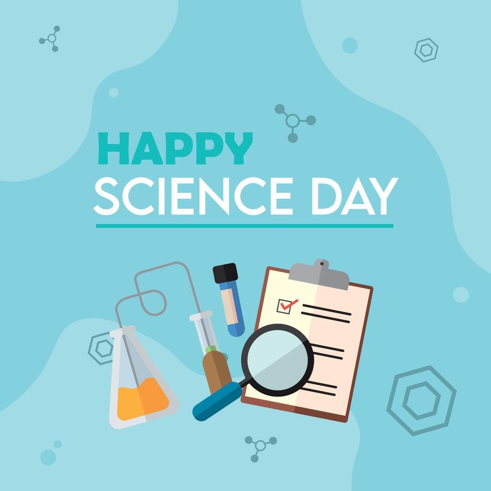 Magnifier and lab gear design. vector