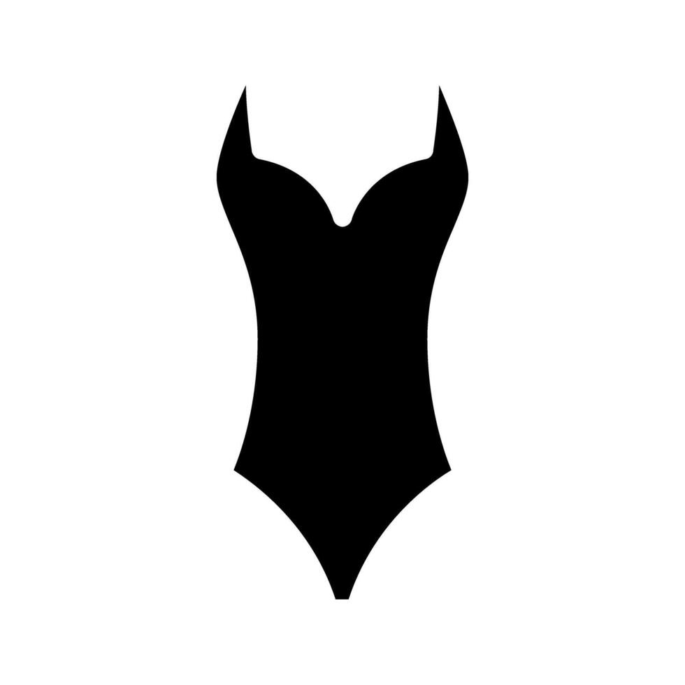 icon of a swimsuit, perfect for beach and swimwear designs. vector