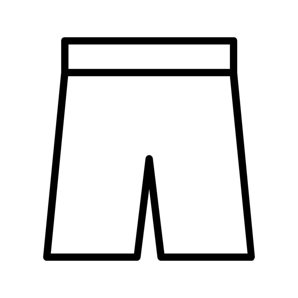 Breezy Short Pant Icon vector