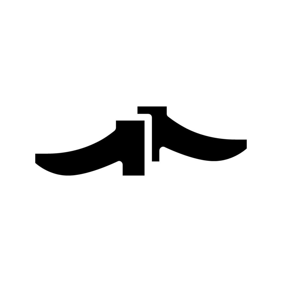 icon of shoes, suitable for footwear and style designs. vector
