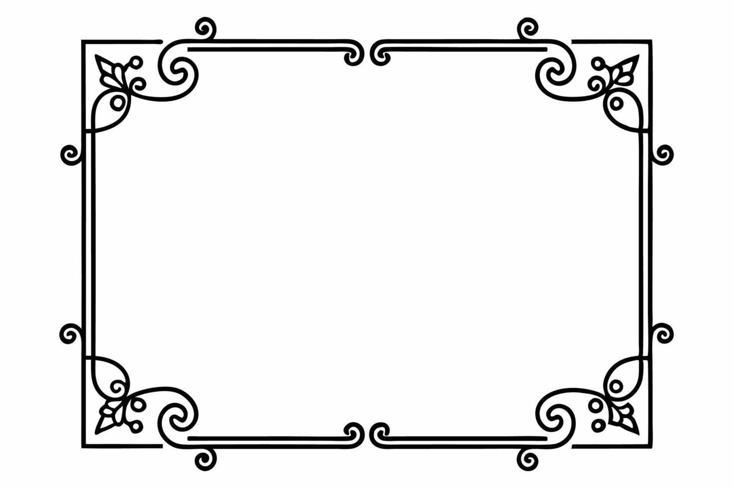 Timeless Elegance in Every Fram vector