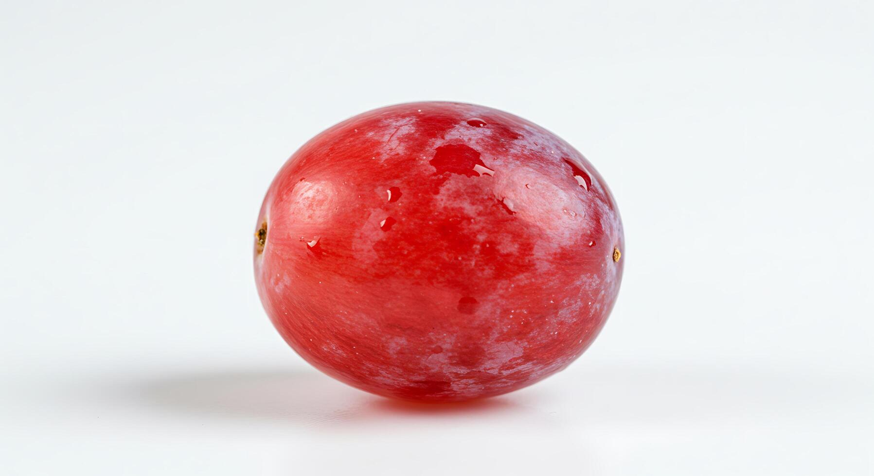 A red grape on a white background photo