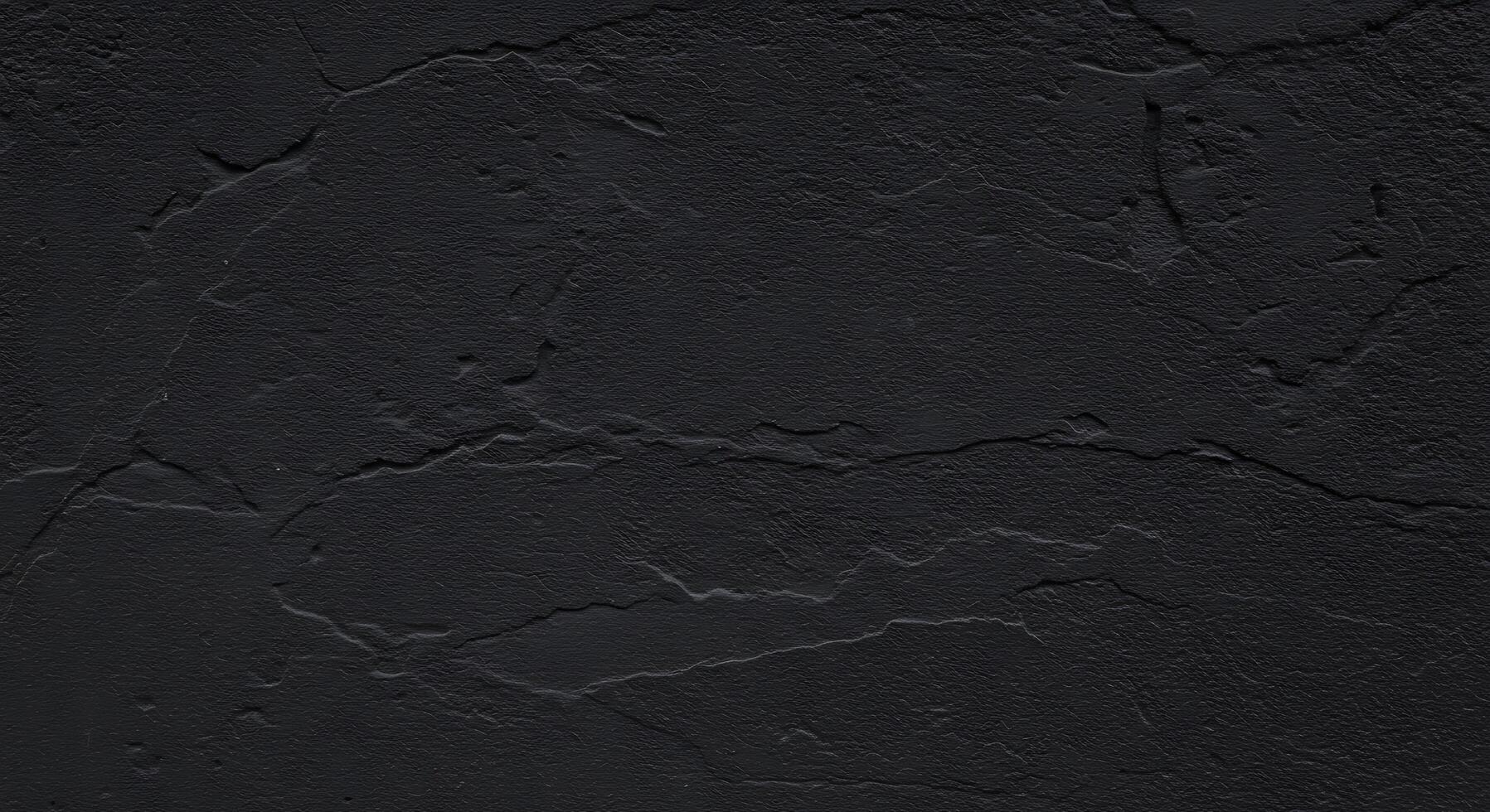 A black wall with cracks and paint photo