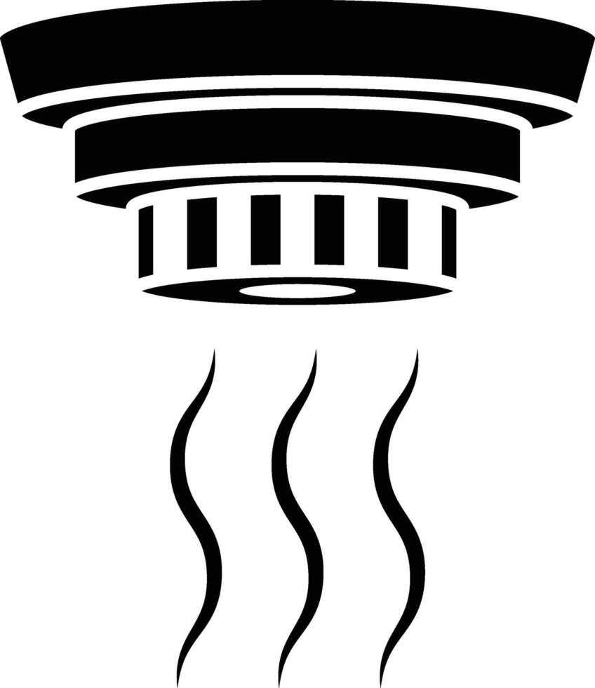 Smoke Detector, Fire Alarm Icon Symbol vector