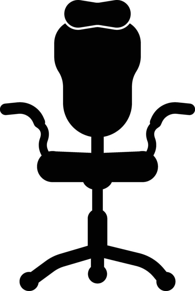 Office Chair, Business Furniture Icon Symbol vector