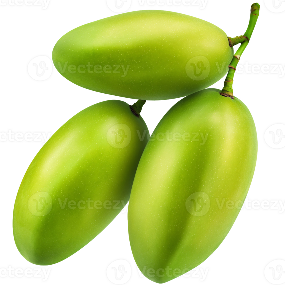 Mango wedges laid out symmetrically png