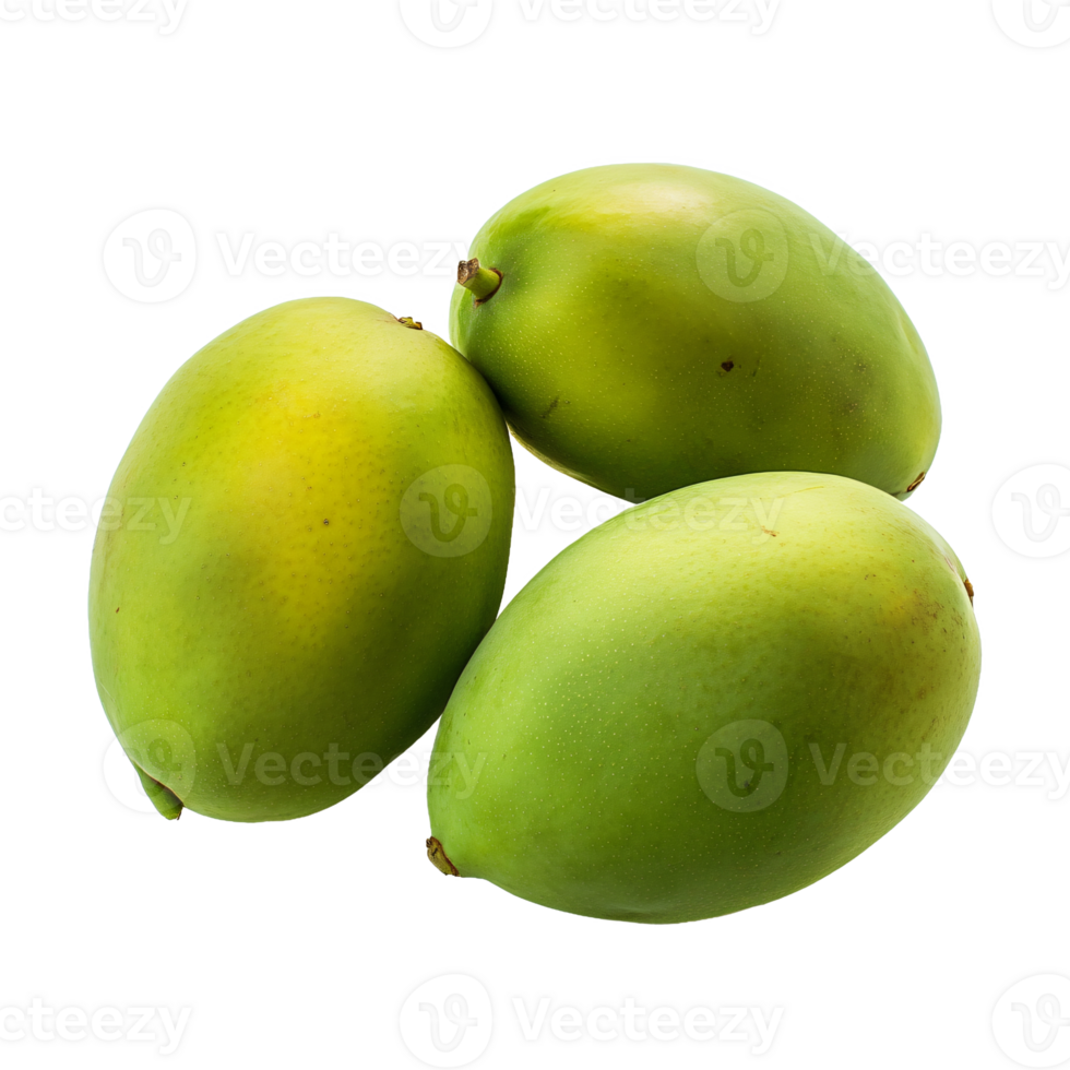 Minimal mango composition with green tones png