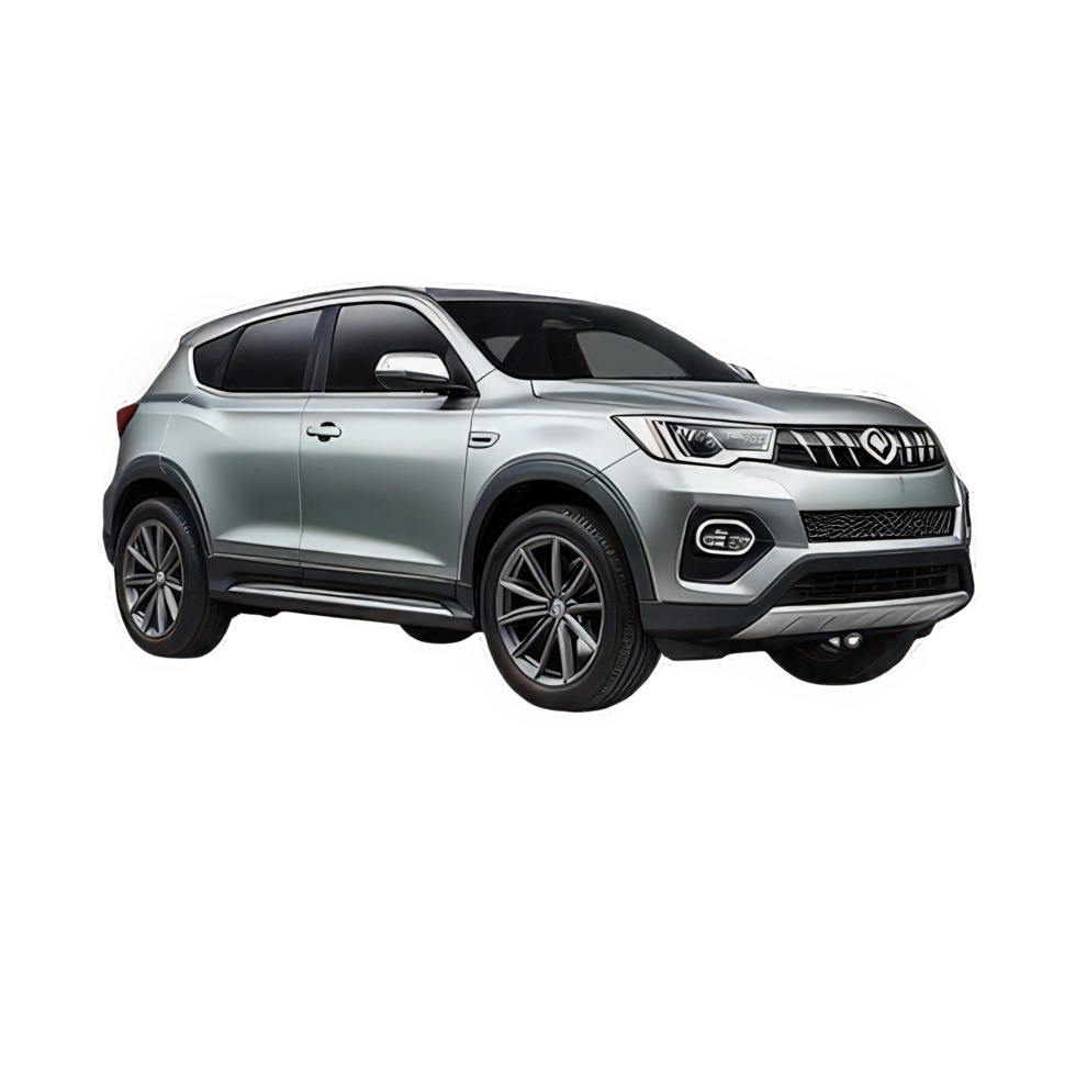 Professional Studio Shot of Compact SUV in Profile png