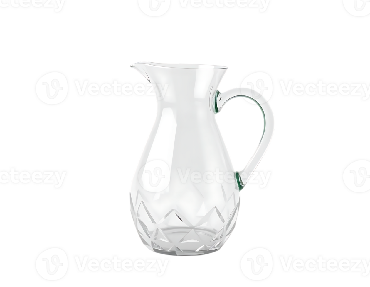 Elegant Glass Pitcher for Serving Beverages png
