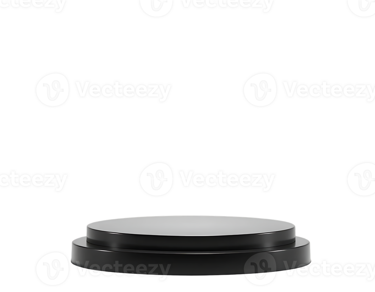 Black Circular Podium for Product Display or Presentation png