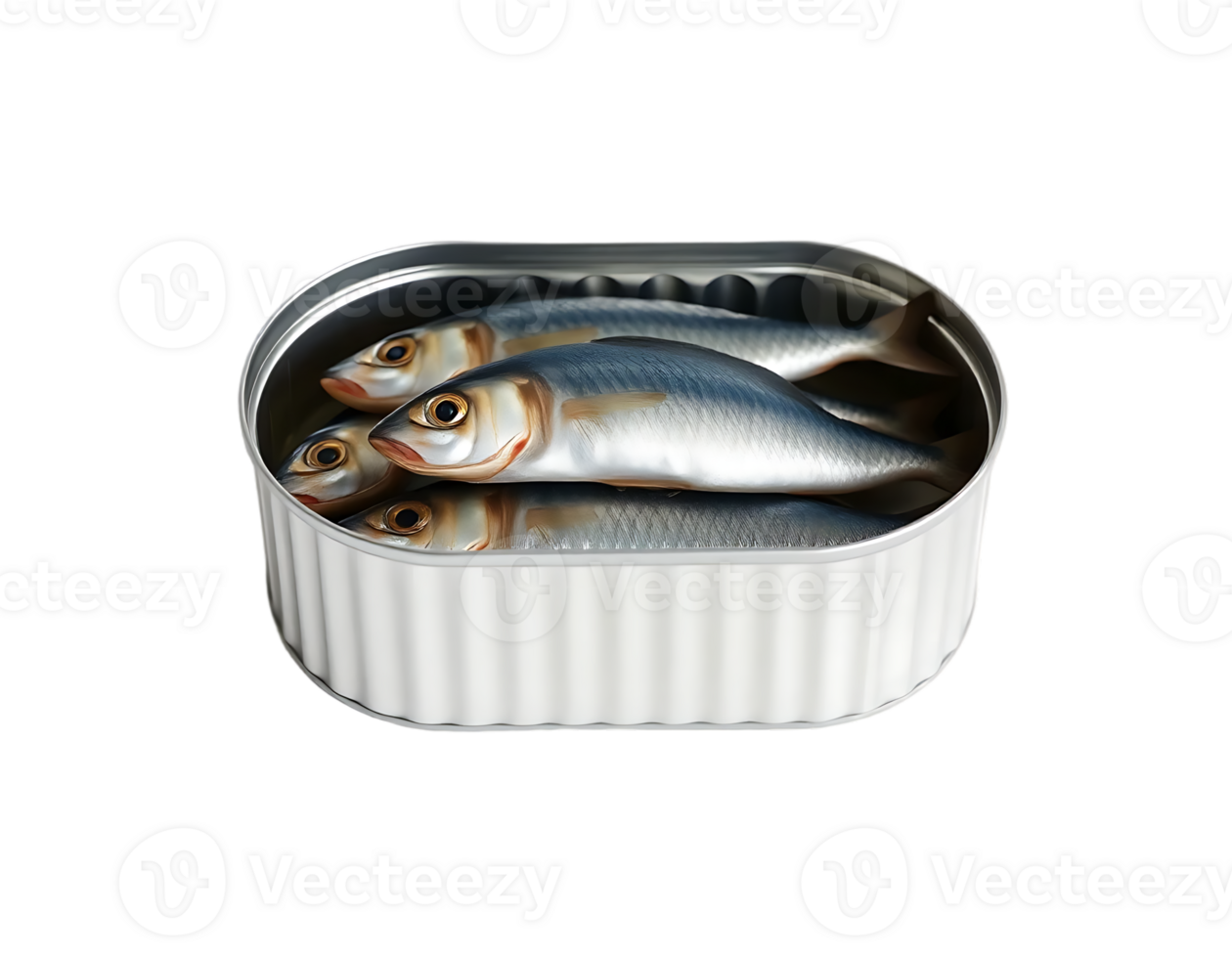 Canned Sardines A Realistic Closeup png