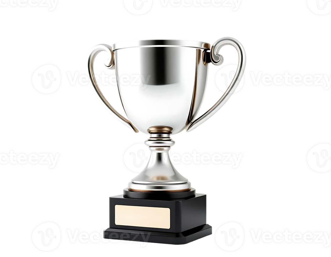 Shiny Silver Trophy png