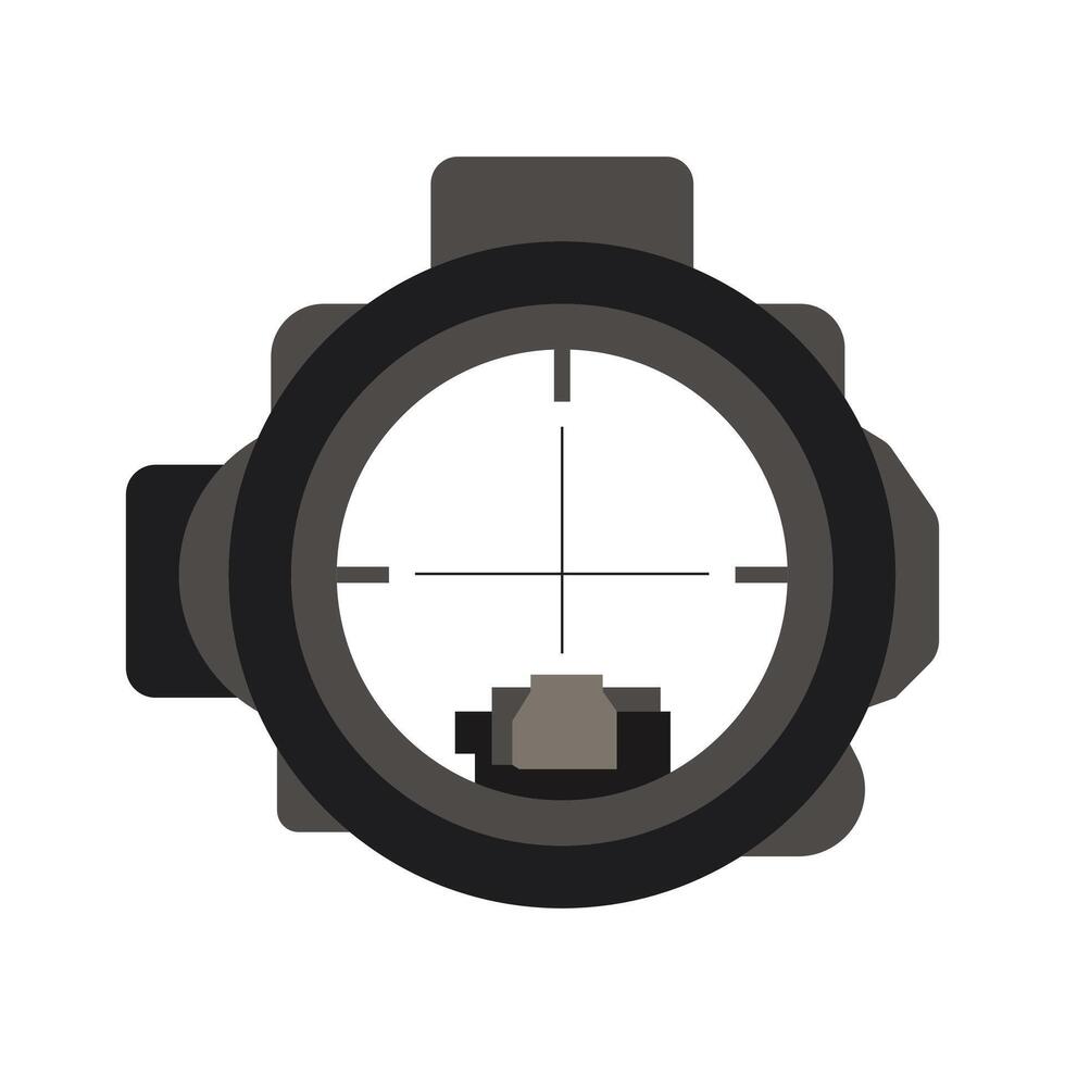 Illustration scope isolated on white background vector