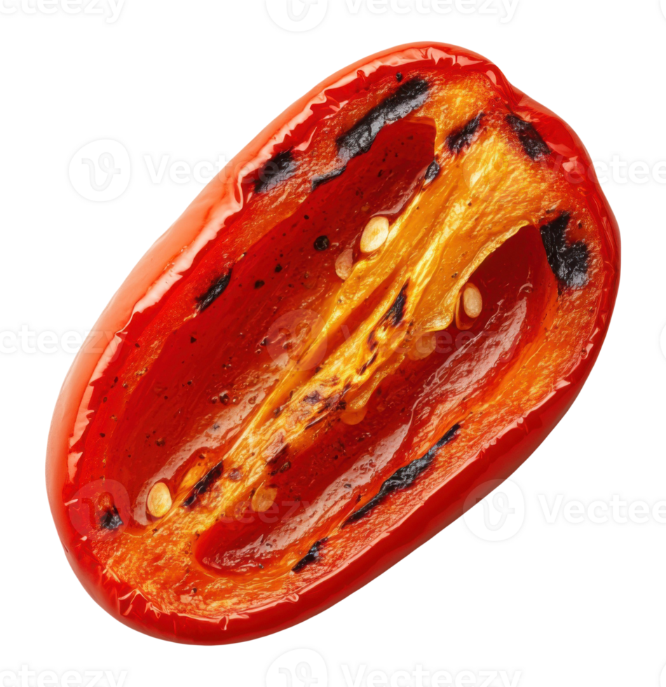 Grilled red bell png