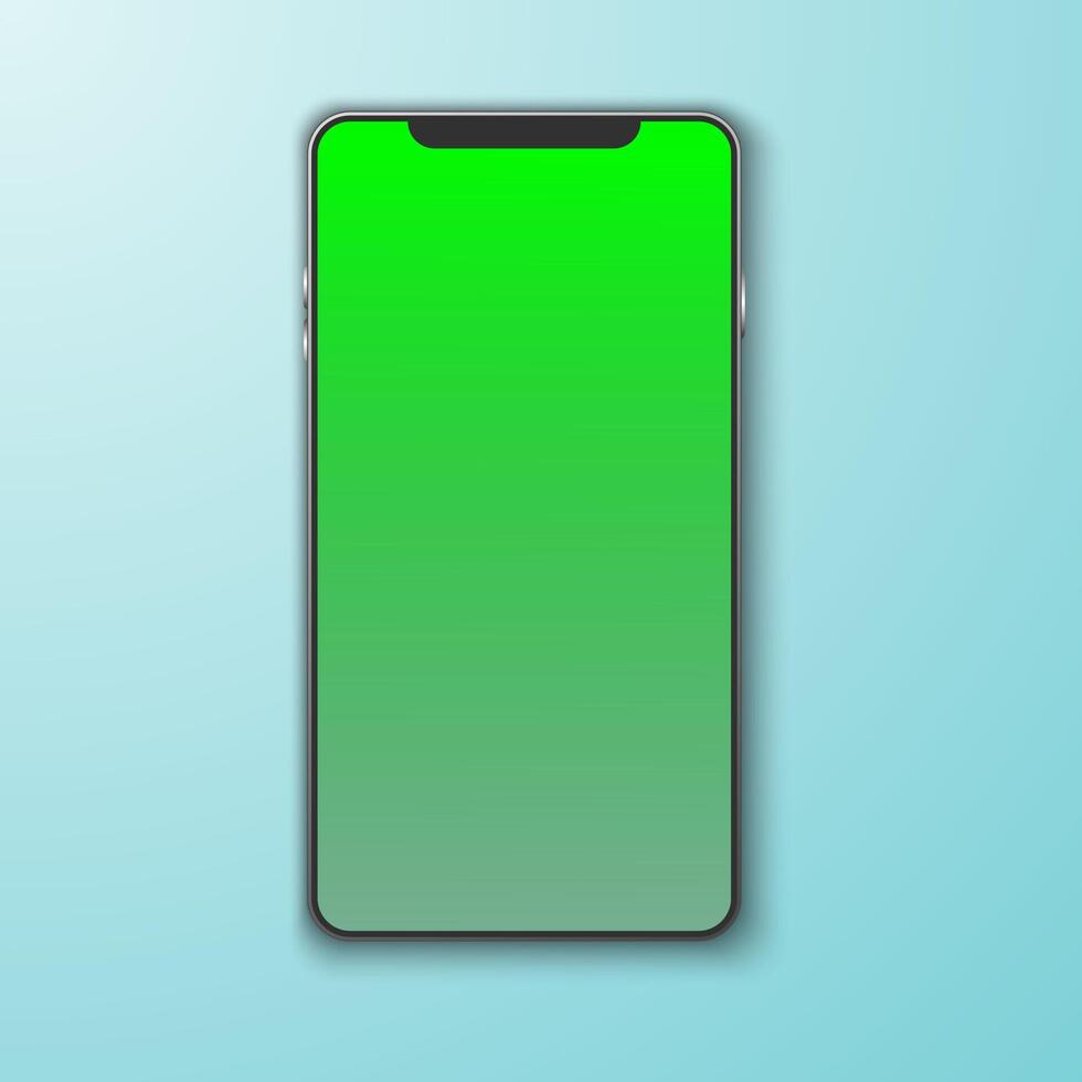 Realistic creative smartphone mockup design vector