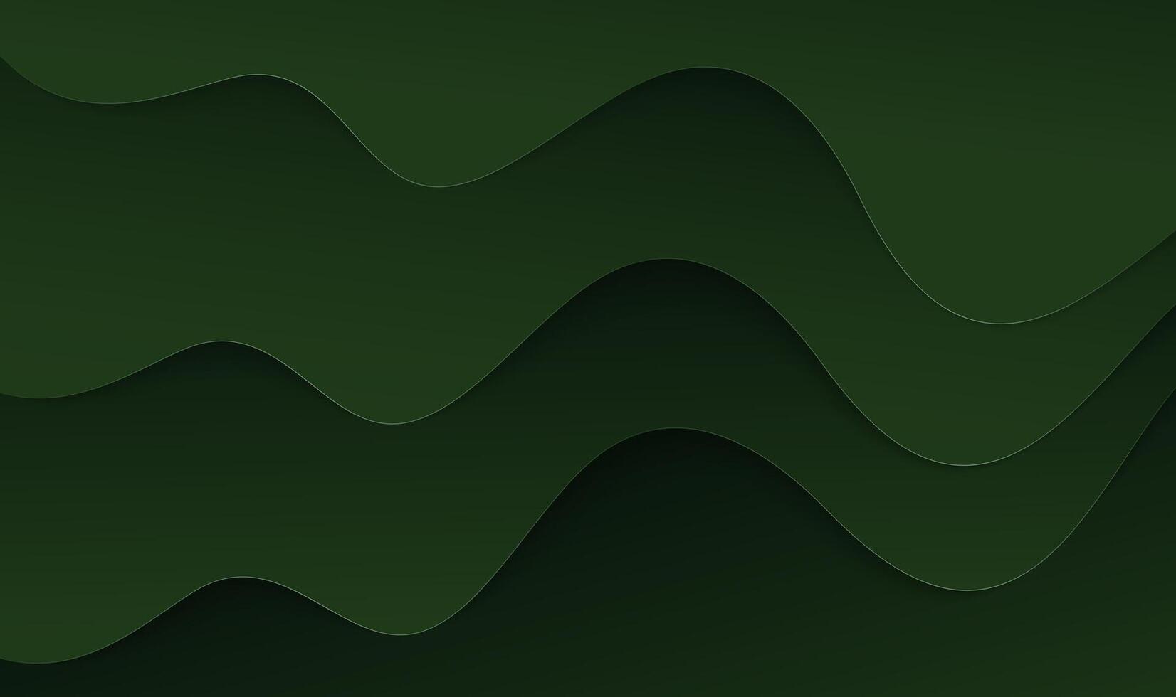 Dark green abstract background vector