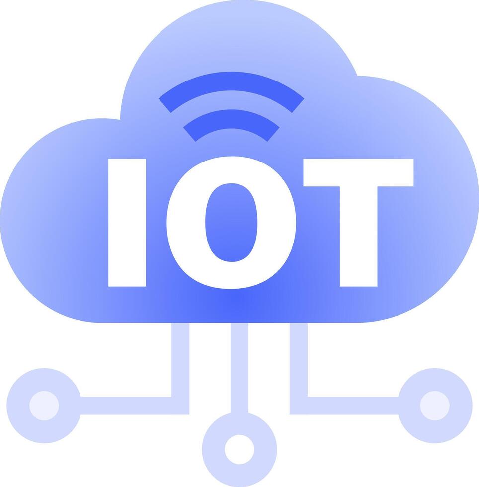 iot Internet of Thing Smart Manufacturing and Industry Icon Illustration vector