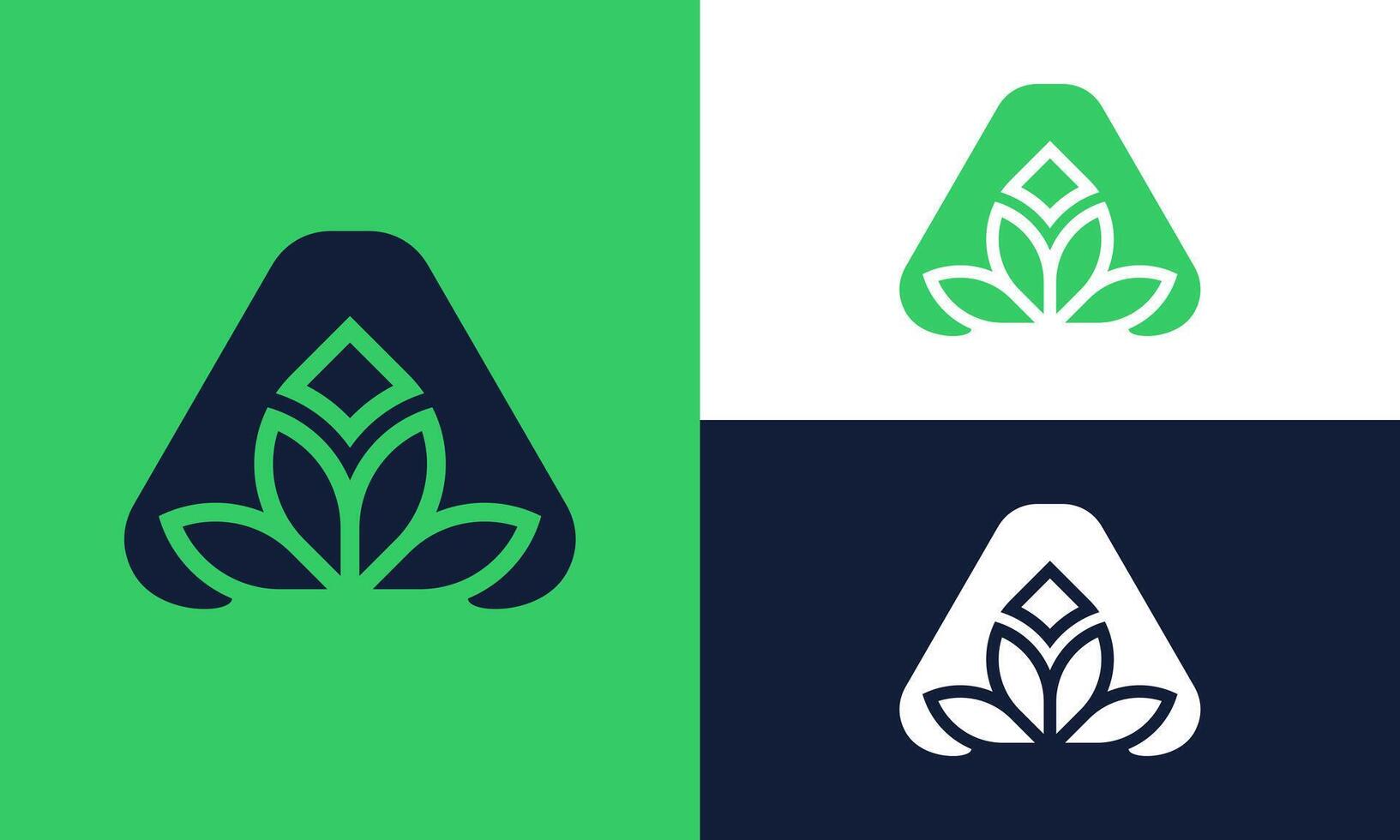 Abstract A flower logo. vector