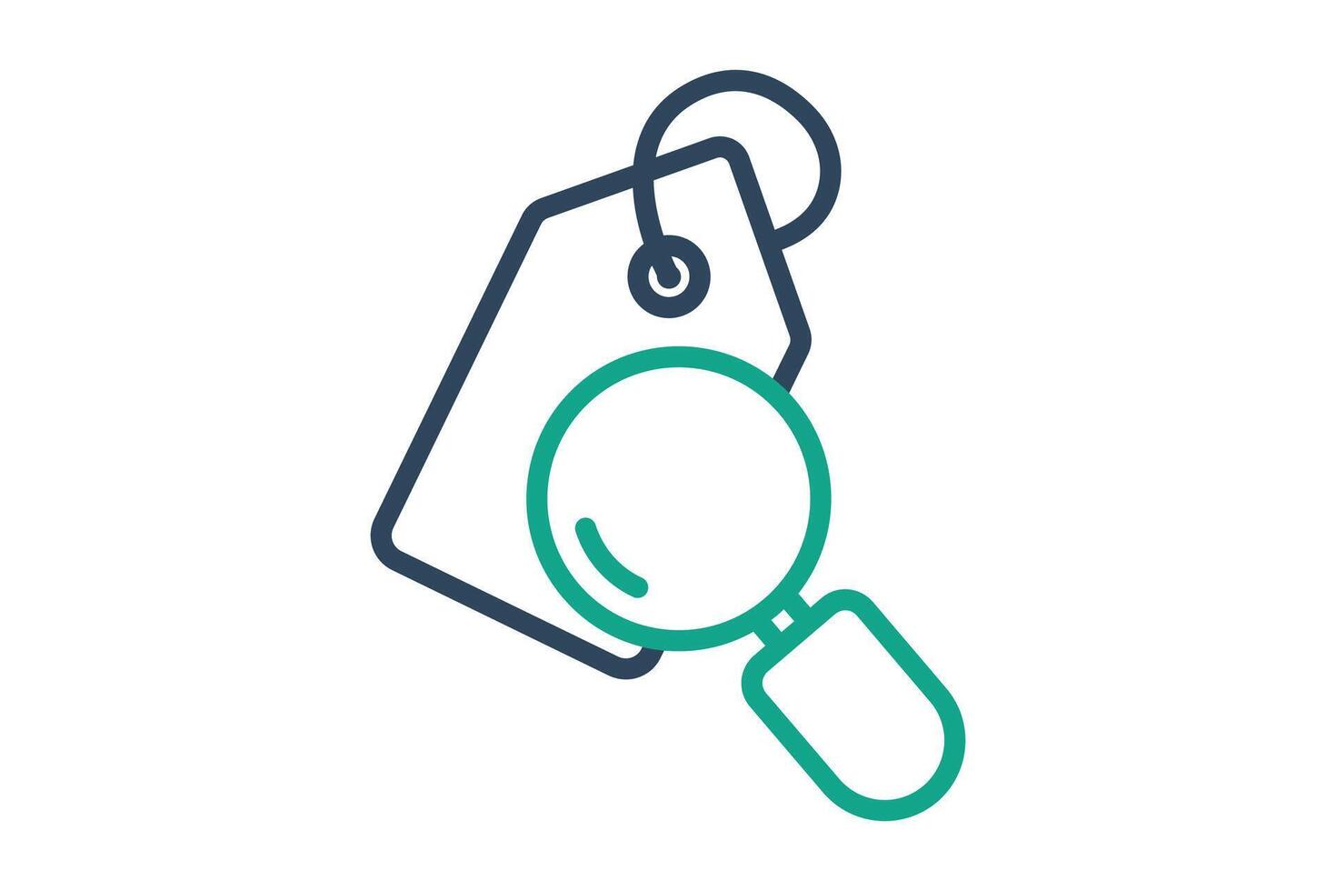 Discovery icon. line icon style. icon related to brand. business elements illustration vector
