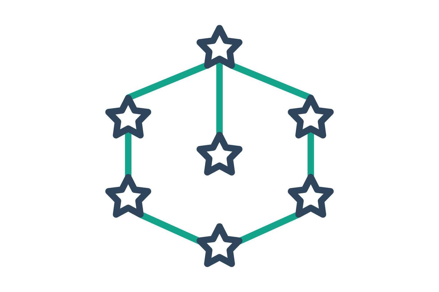 Connection icon. line icon style. icon related to branding. business elements illustration vector