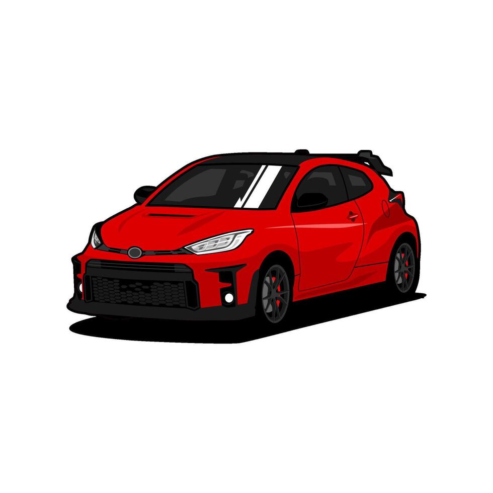 modern sports car automotive image illustration vector