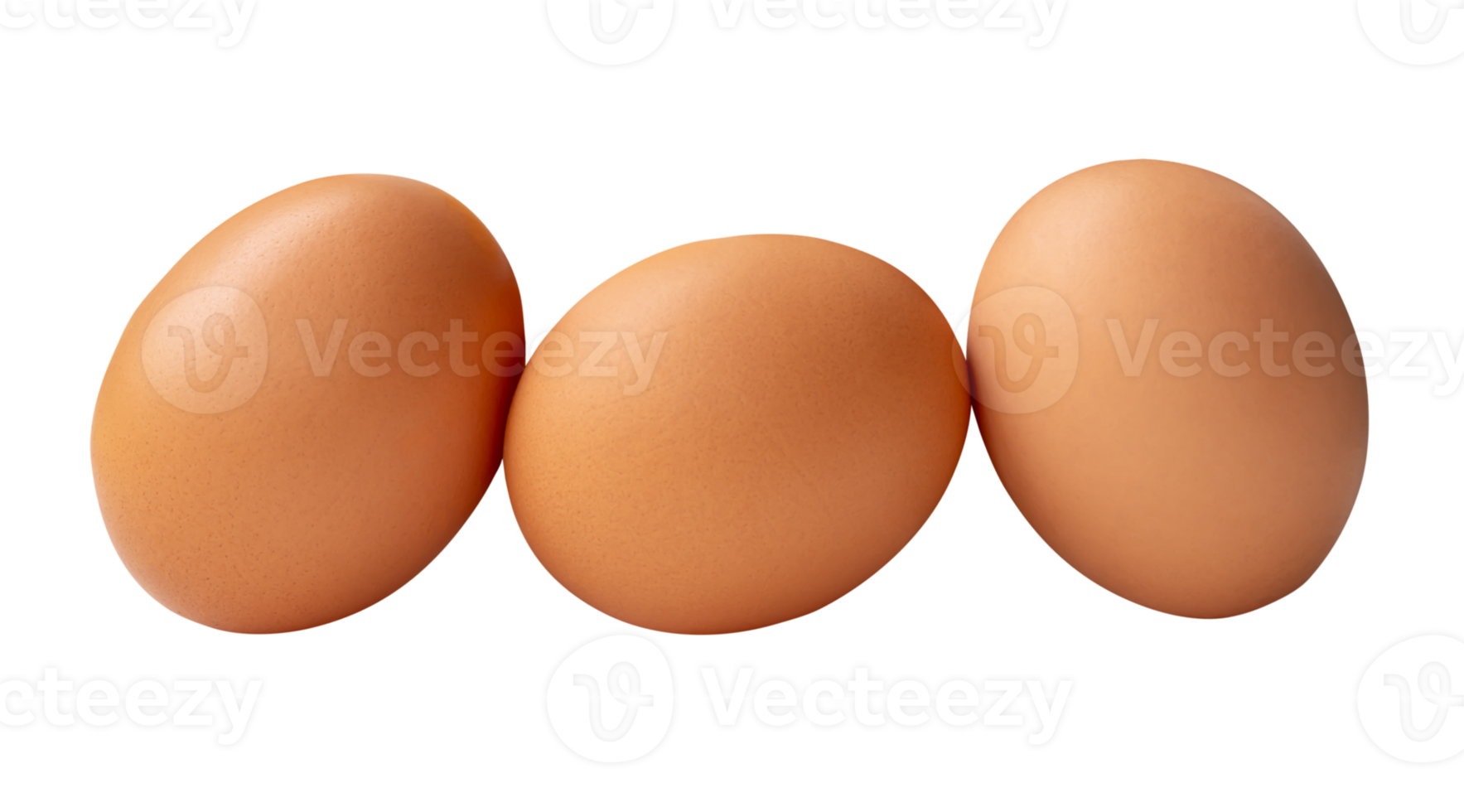 A stack of chicken eggs isolated with clipping path in file format png