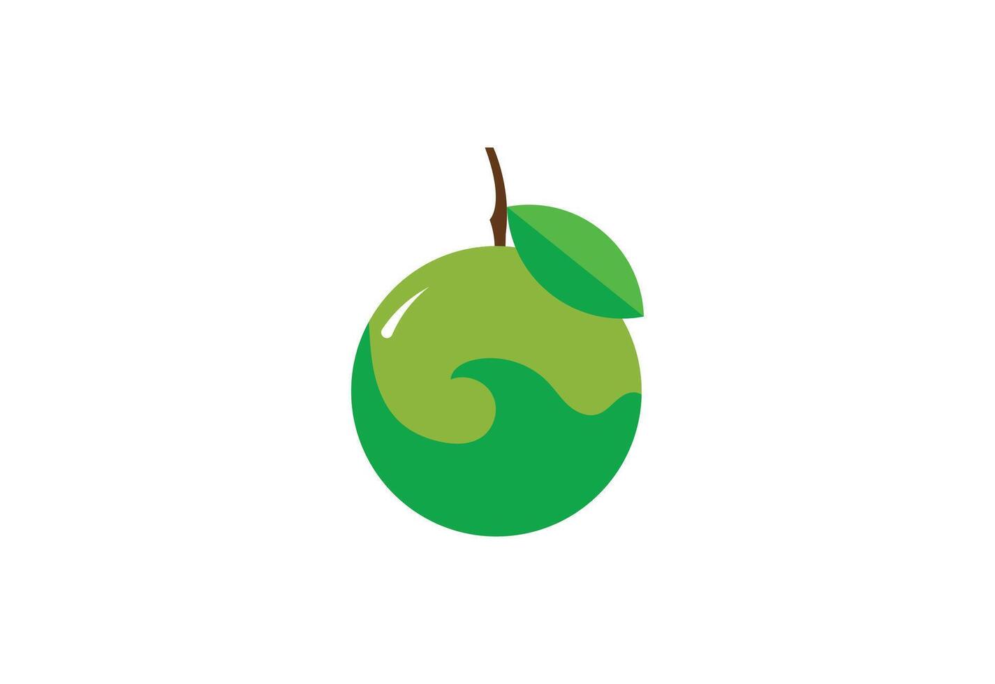 Fresh guava fruits organic healthy logo design, design Concept vector