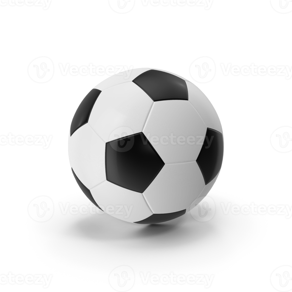 Soccer ball isolated on transparent background , png