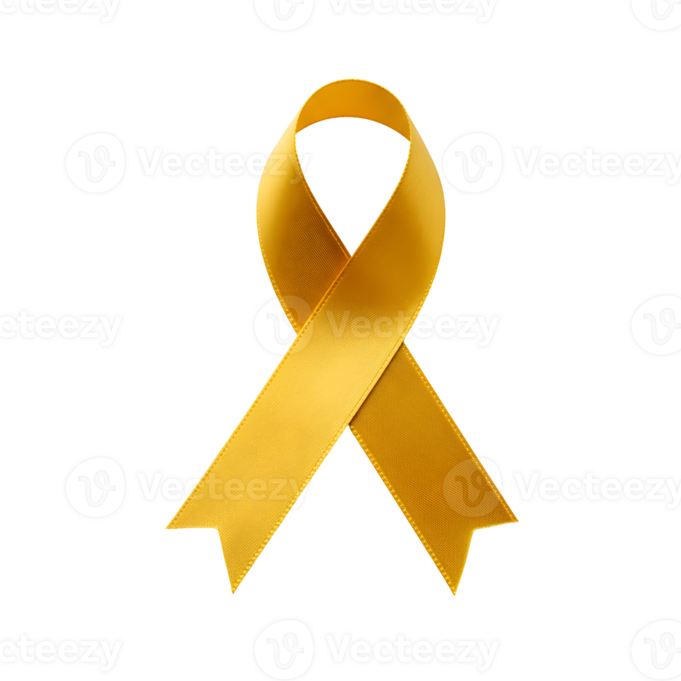 Golden Ribbon on Transparent Background png