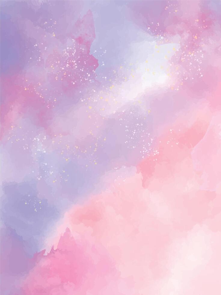 abstract watercolor background with clouds vector