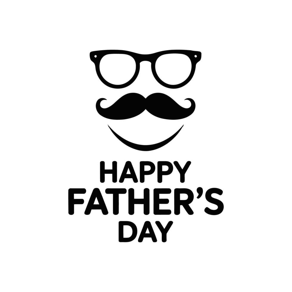 Father's Day Greeting Card Art vector