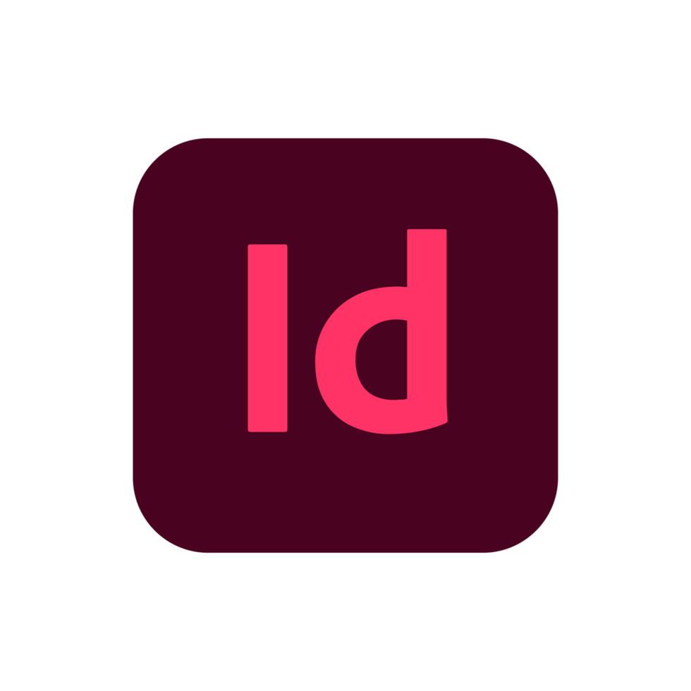 Adobe Indesign CC Icon, App Logo Editable Transparent Background, Premium Social Media Design for Digital Download png