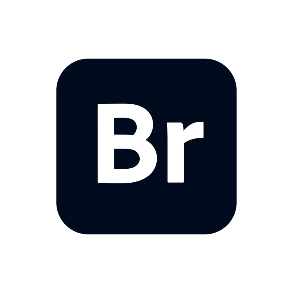 Adobe Bridge Icon, App Logo Editable Transparent Background, Premium Social Media Design for Digital Download png