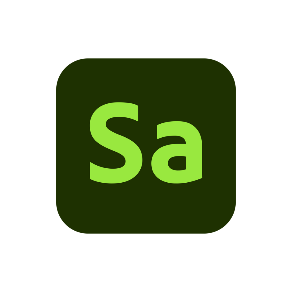 Adobe Substance 3D Sampler Icon, App Logo Editable Transparent Background, Premium Social Media Design for Digital Download png