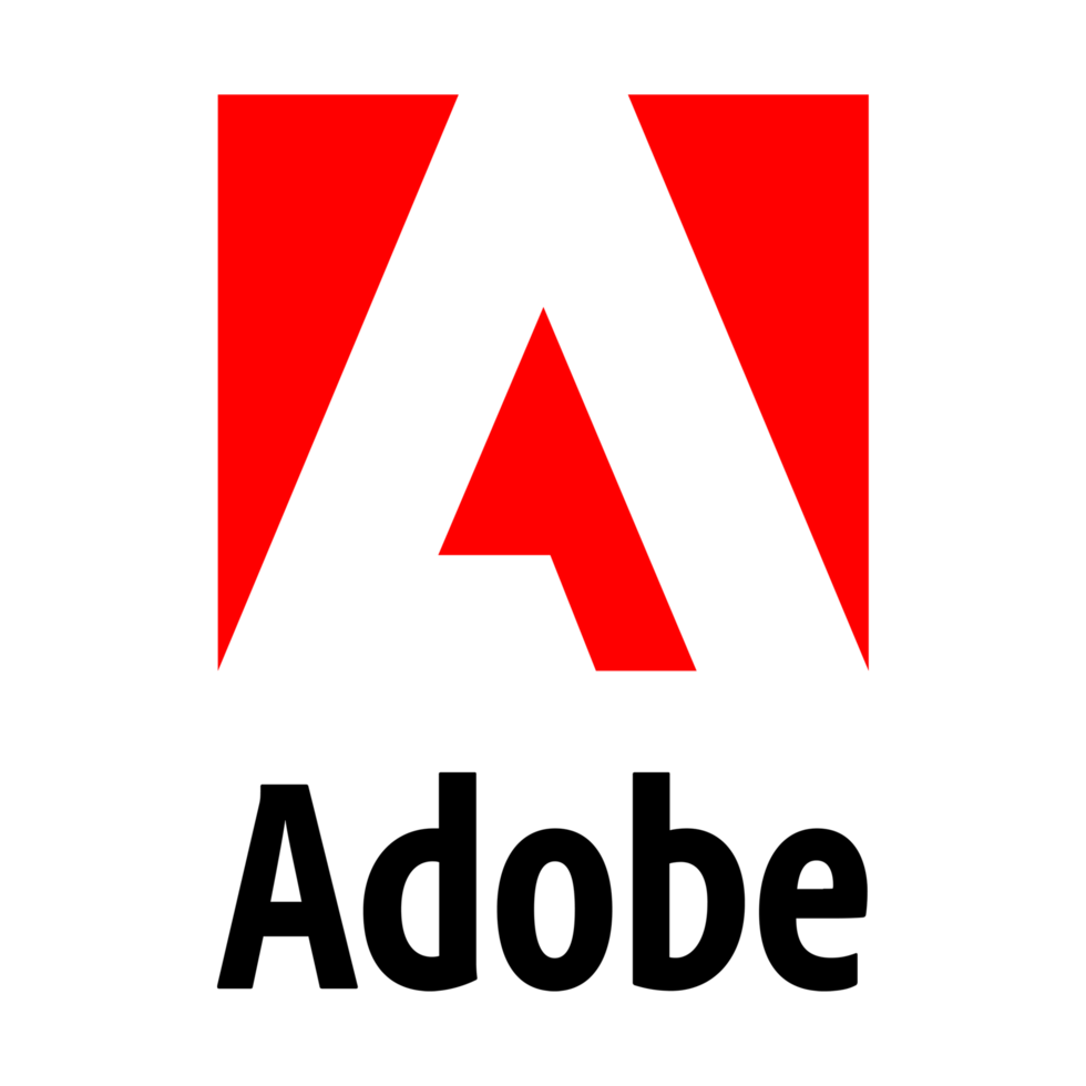 Adobe Logo Standard Icon, App Logo Editable , Transparent Background, Premium Social Media Design for Digital Download png