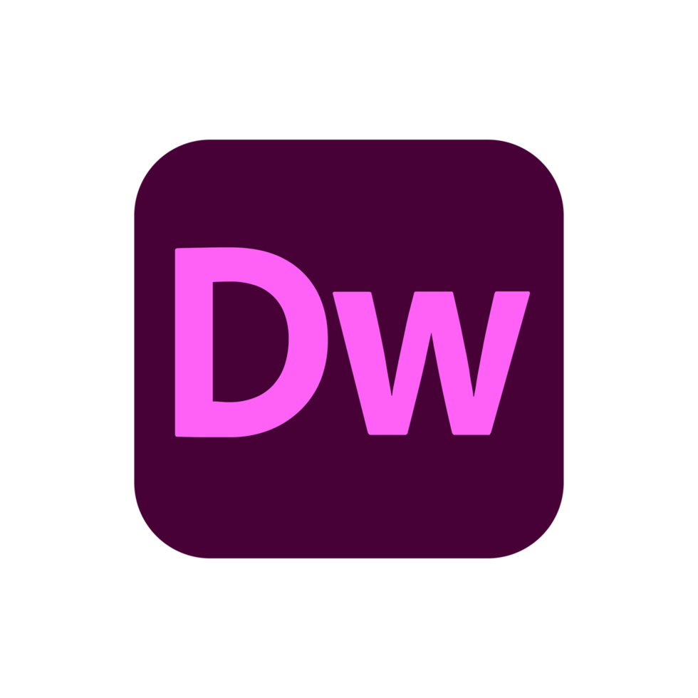 Adobe Dreamweaver CC Icon, App Logo Editable , Transparent Background, Premium Social Media Design for Digital Download png