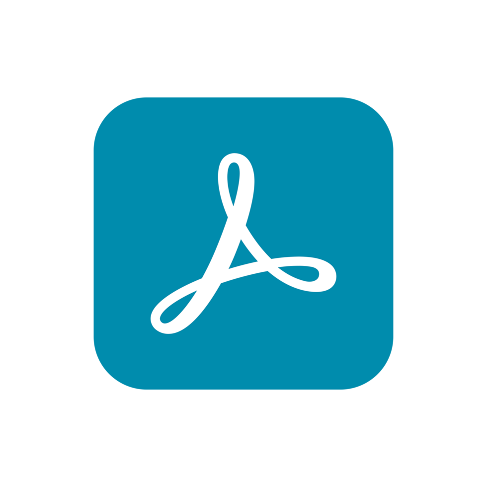 Adobe Acrobat Scan Icon, App Logo Editable , Transparent Background, Premium Social Media Design for Digital Download png