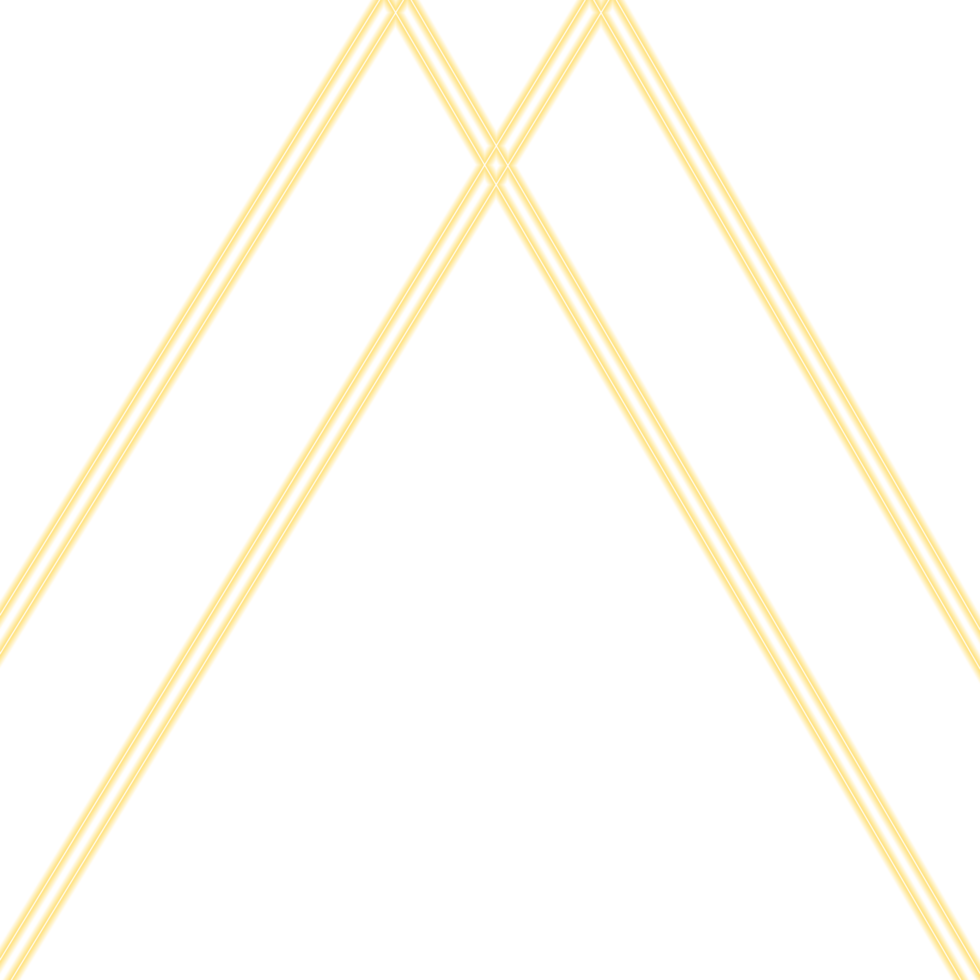 Yellow light beam effect png