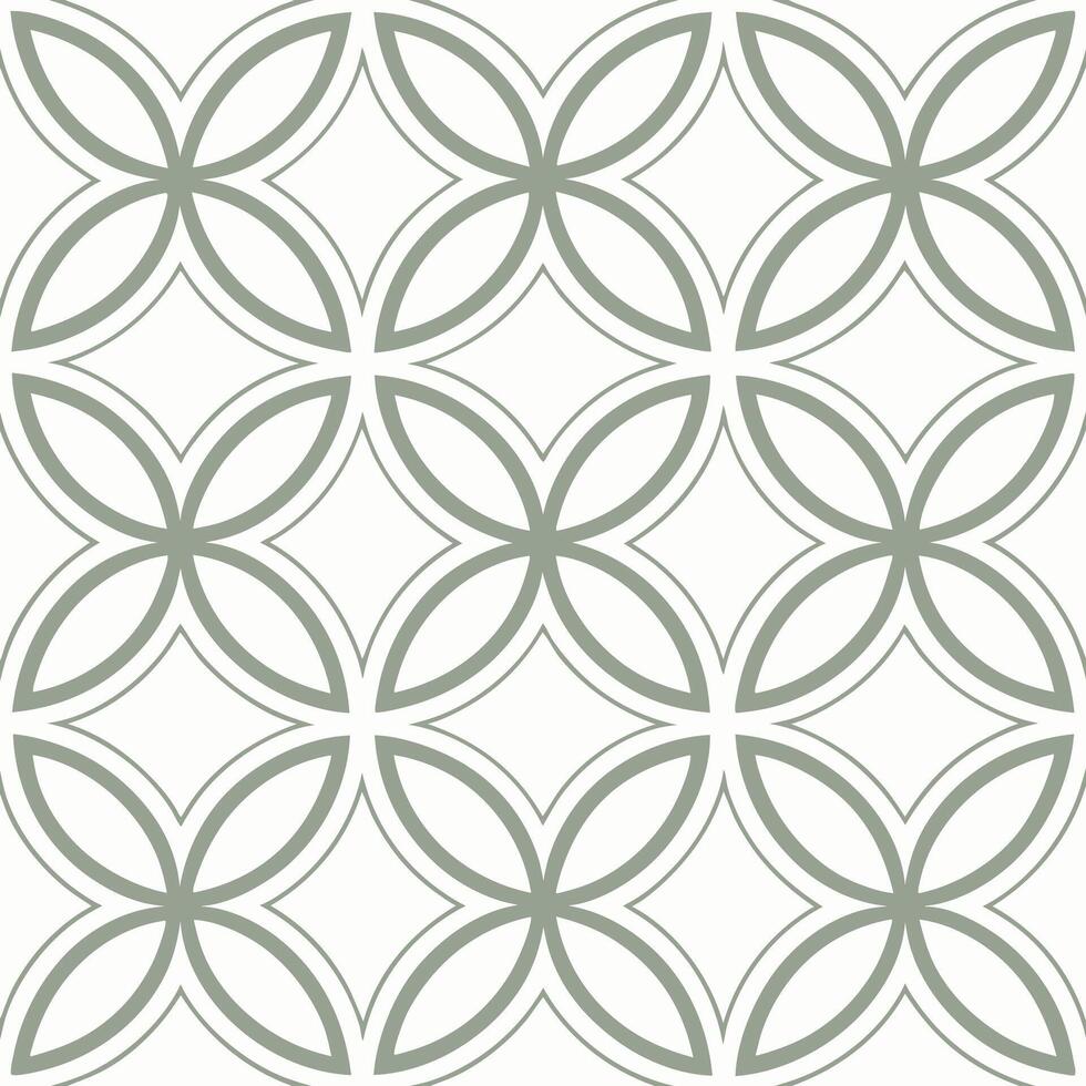 decorative floral seamless pattern with retro flair vector