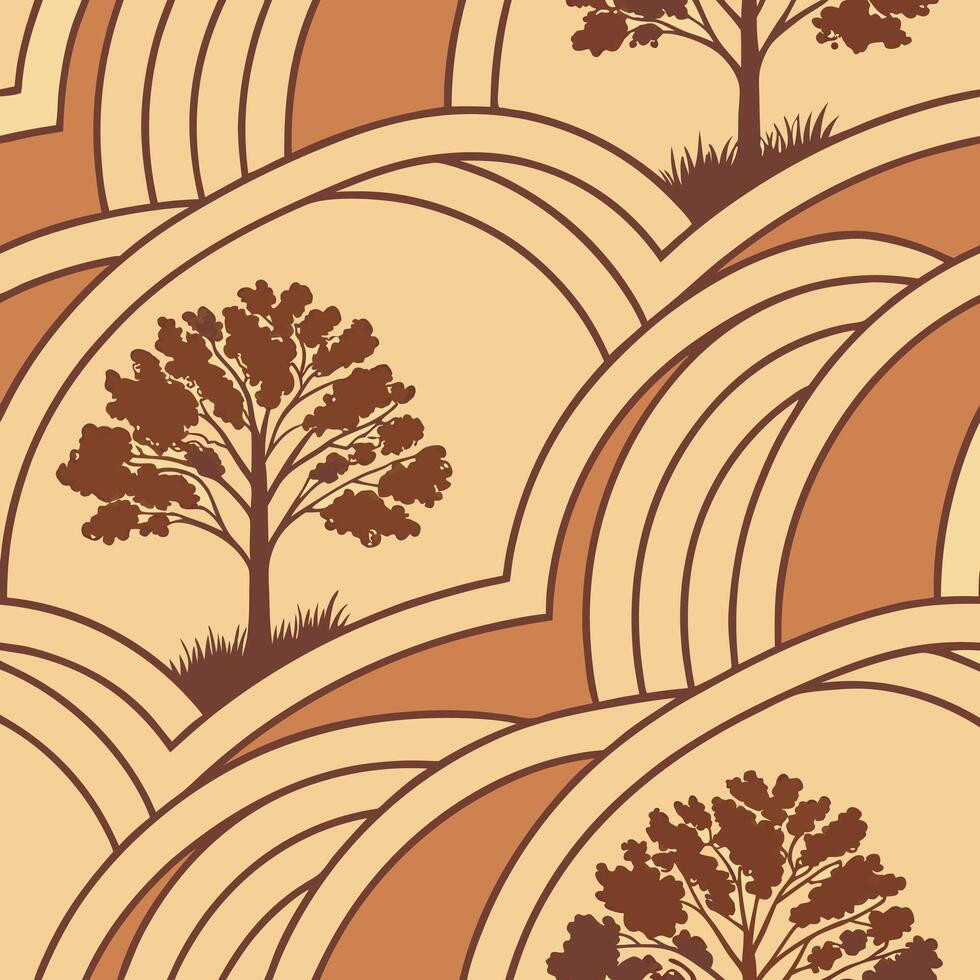 tropical seamless pattern with exotic leaves and floral clusters vector