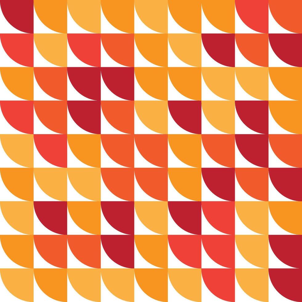 a pattern of squares in orange and white vector
