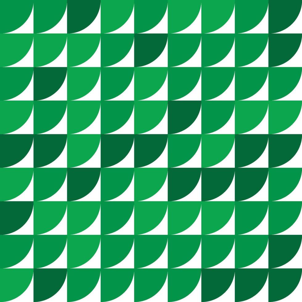 a pattern of squares in green and white color vector